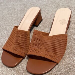 Source Unknown Brown Women's Mules